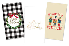 Load image into Gallery viewer, Funny Christmas Paper Guest Towels | Nuthouse - 16ct