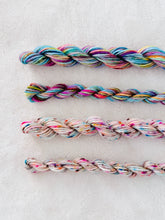 Load image into Gallery viewer, SUMMER TIEDYE - Hand-Dyed Merino Wool Thread | Made in Italy: SUMMER TIE-DYE / 10 yard skeins