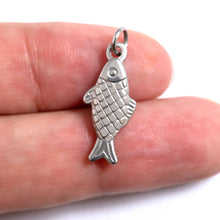 Load image into Gallery viewer, 18K Gold PVD Stainless Steel Fish Charm: Gold