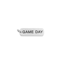 Load image into Gallery viewer, 18K Gold PVD Stainless Steel Game Day Script Charm : Gold