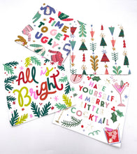 Load image into Gallery viewer, Christmas Napkins | Merry Little Cocktail - Foil - 20ct