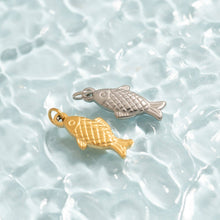 Load image into Gallery viewer, 18K Gold PVD Stainless Steel Fish Charm: Gold