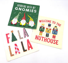 Load image into Gallery viewer, Funny Christmas Napkins |Welcome To The Nuthouse - 20ct