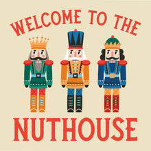 Load image into Gallery viewer, Funny Christmas Napkins |Welcome To The Nuthouse - 20ct