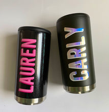 Load image into Gallery viewer, Personalized Can cooler/ skinny can cooler/ white claw can cooler