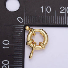 Load image into Gallery viewer, 14K Gold Filled 15mm Sailor Clasps Closure Findings | Z811
