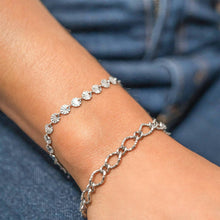 Load image into Gallery viewer, 18K Gold PVD Stainless Steel Sunburst Chain Bracelet: Gold
