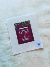 Load image into Gallery viewer, Letters To Santa Mailbox painted 13 Mesh Needlepoint Canvas
