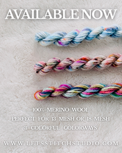 Load image into Gallery viewer, SPARKL - Hand-Dyed Merino Wool Thread | Made in Italy: Sparkle / 10 yard skeins
