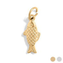 Load image into Gallery viewer, 18K Gold PVD Stainless Steel Fish Charm: Gold
