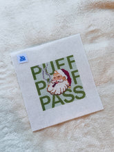 Load image into Gallery viewer, Puff Puff Pass Santa 18 Mesh Hand Painted Needlepoint Canvas
