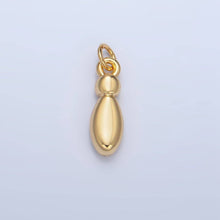 Load image into Gallery viewer, 24K Gold Filled 17mm Initial Letter Chubby Balloon Charm | A1513 - A1525: Letter J
