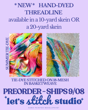 Load image into Gallery viewer, CONFETTI- Hand-Dyed Merino Wool Thread | Made in Italy : CONFETTI / 10 yard skeins
