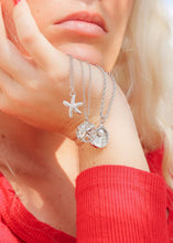 Load image into Gallery viewer, 18K Gold PVD Stainless Steel Shell Charm with Pearl: Stainless
