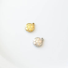 Load image into Gallery viewer, 18K Gold PVD Stainless Steel Soccer Ball Charm: Gold
