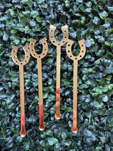 horseshoe drink stirrers