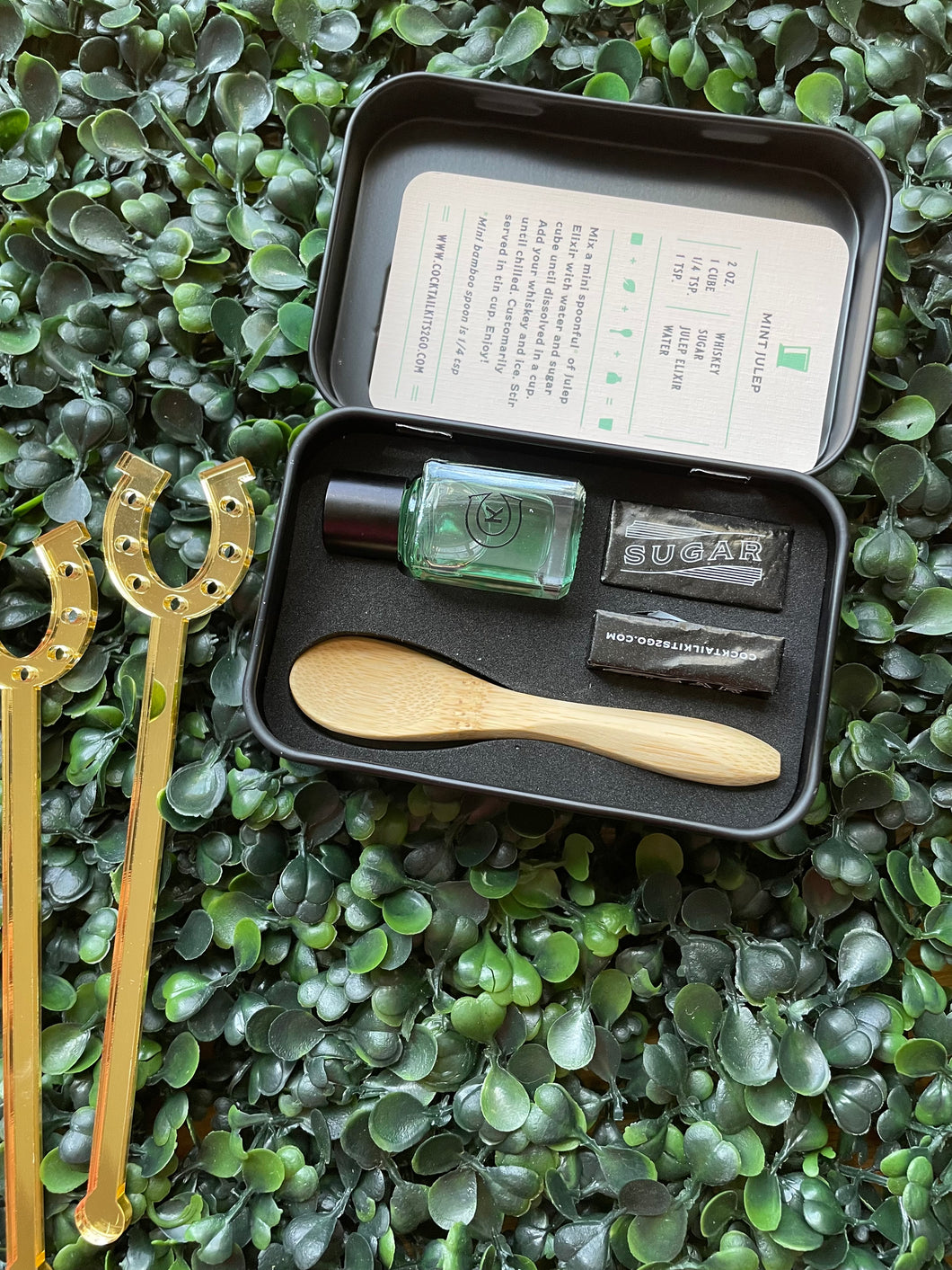 mint julep cocktail kit