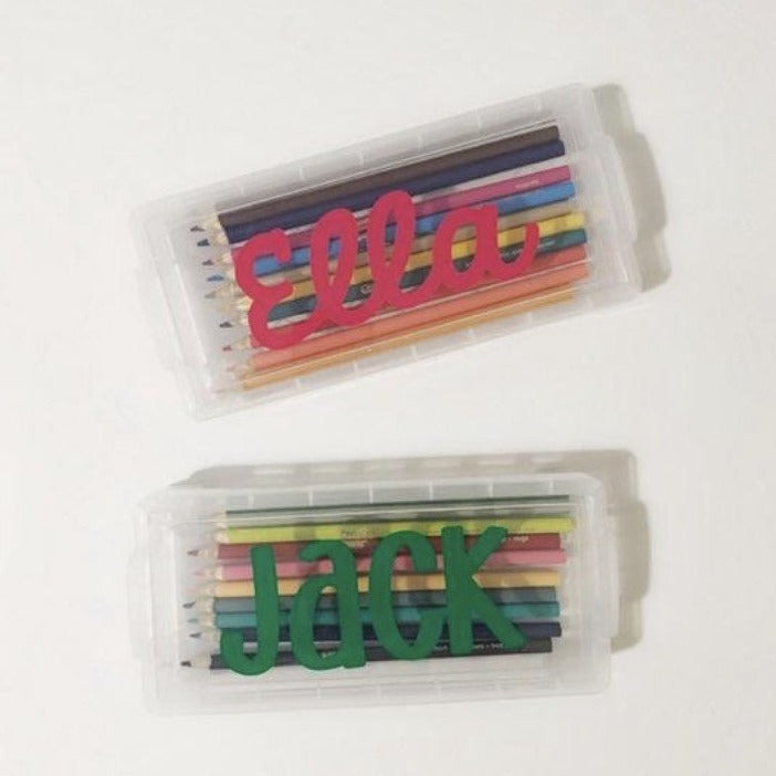 Personalized Pencil Pouch, Rainbow pencil pouch, Pencil Pouch