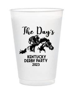 Kentucky Derby party cups/ derby glasses/ Kentucky derby decor