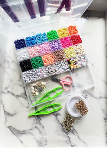 personalized clay bead kit